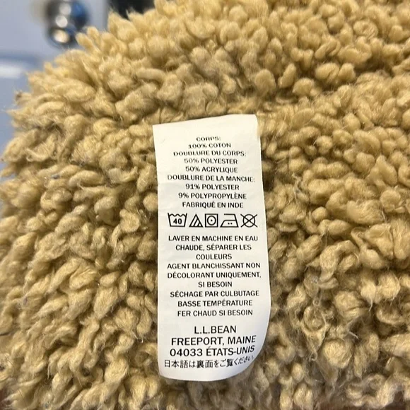 L.L. Bean Sherpa Lined Scotch Plaid Shirt Jacket - Picture 4 of 7